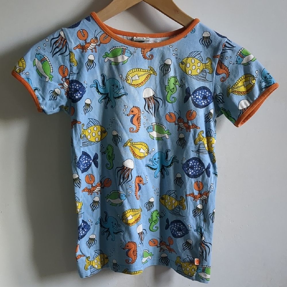 Smafolk T-shirt Ocean Short Sleeve 9/10